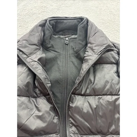 Cole Haan Puffer Jacket With Bib Men's Size Small Black New - Picture 6 of 7